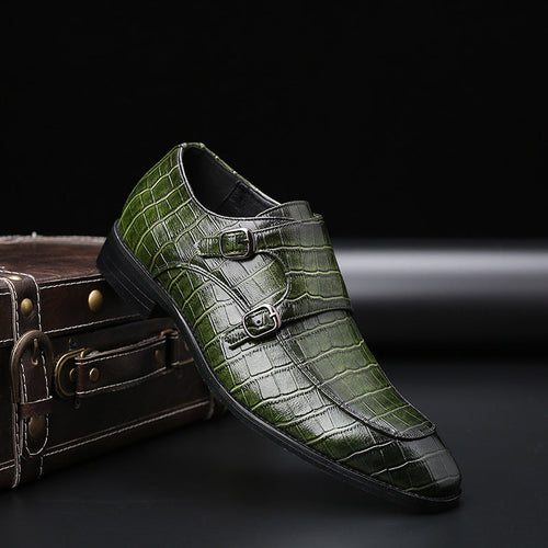 Felix | Leather breathable smart men's shoes with square toe