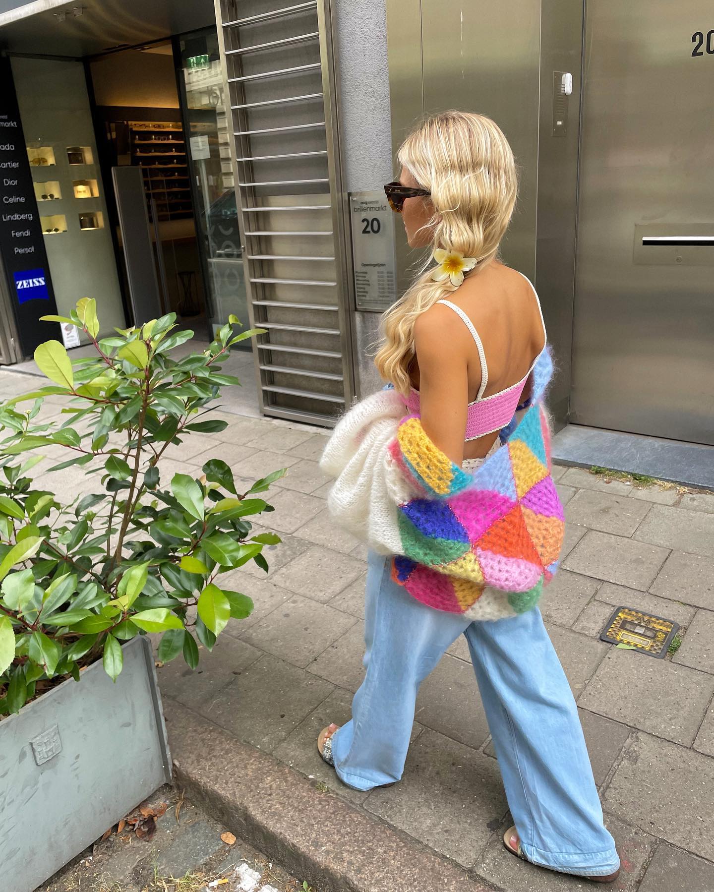 Femke | Colourful Knitted Wool Sweater