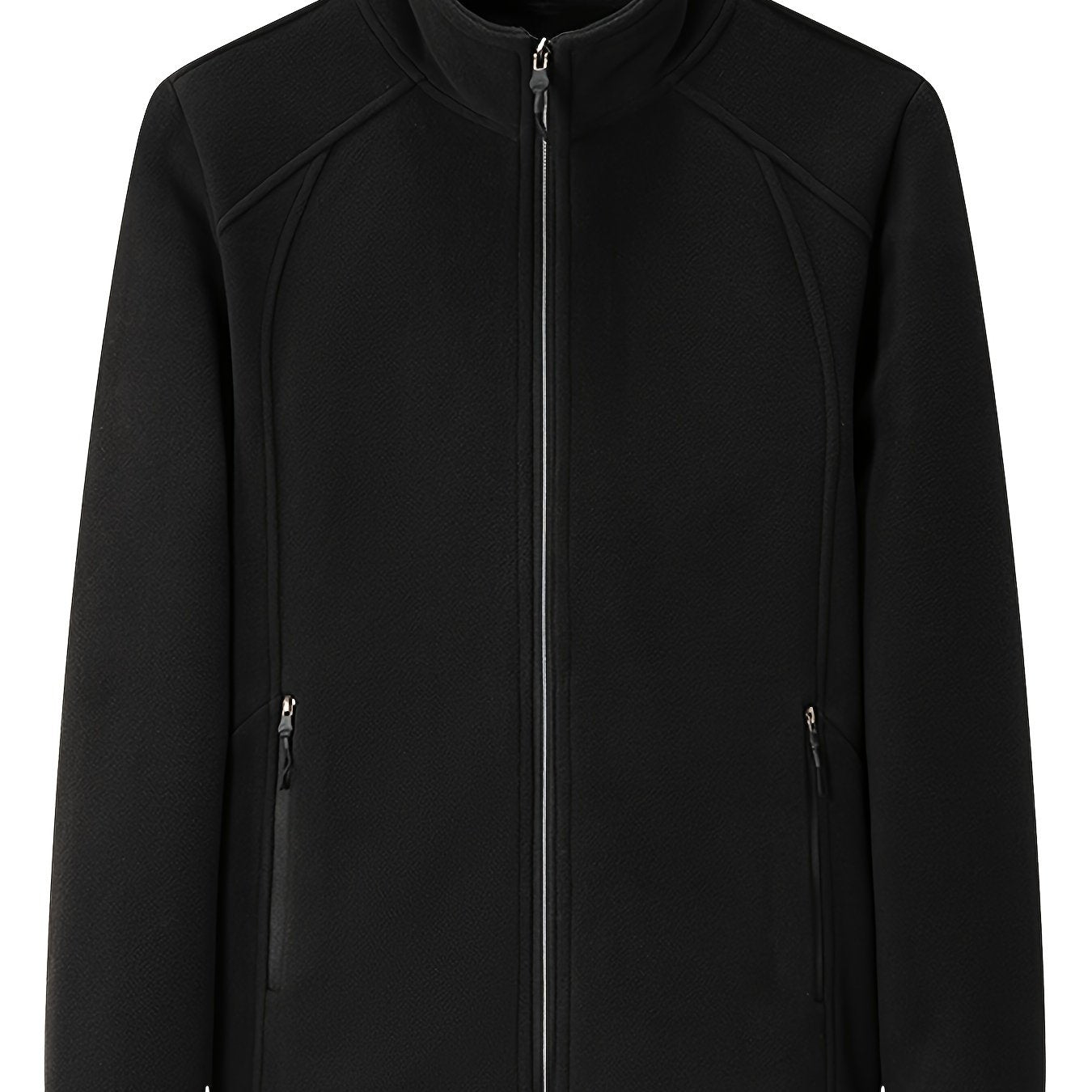 Fenna | Plush outdoor jacket with standing collar and long sleeves