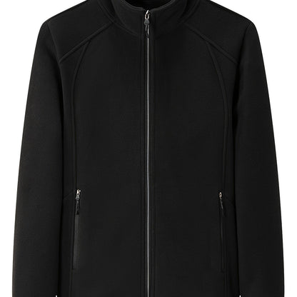 Fenna | Plush outdoor jacket with standing collar and long sleeves