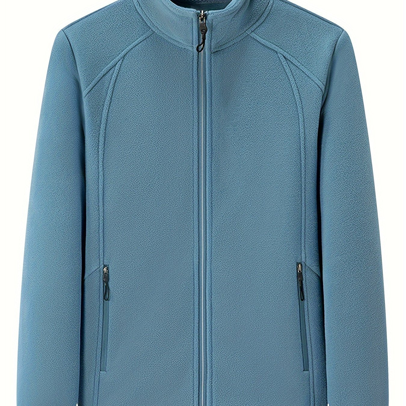 Fenna | Plush outdoor jacket with standing collar and long sleeves