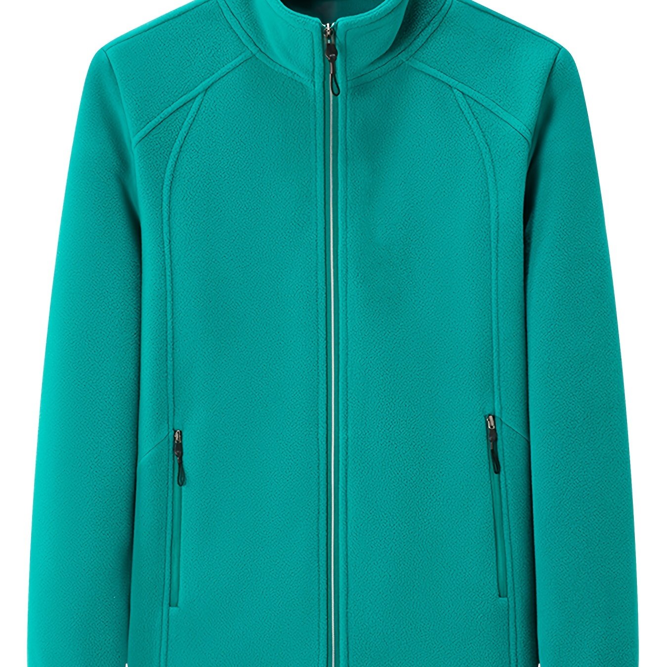 Fenna | Plush outdoor jacket with standing collar and long sleeves