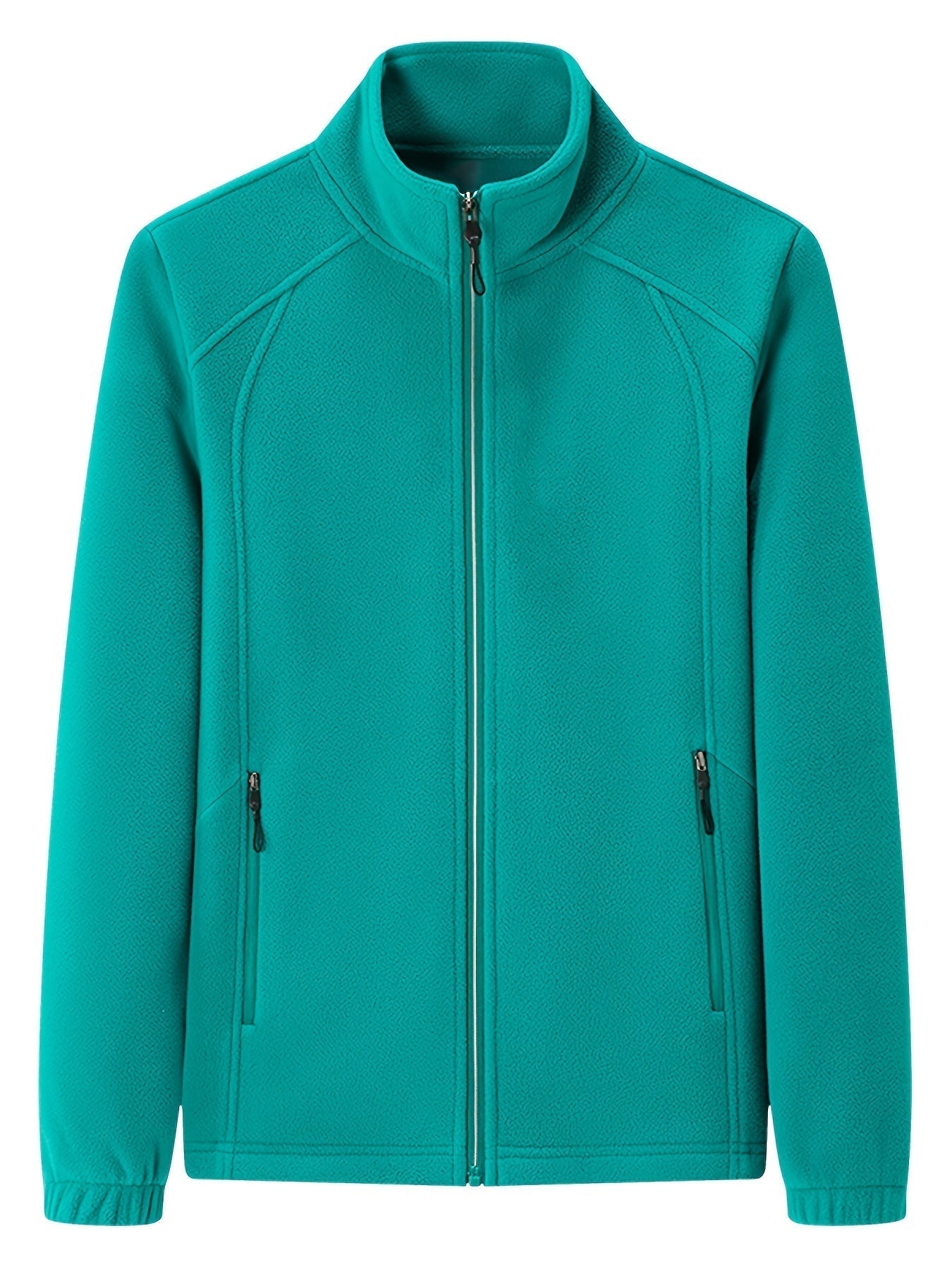 Fenna | Plush outdoor jacket with standing collar and long sleeves