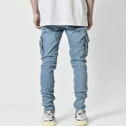 Fernand | Men's Denim Cargo Trousers