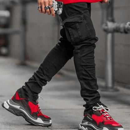 Fernand | Men's Denim Cargo Trousers