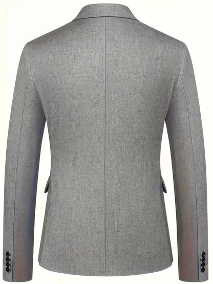 Three-piece suit with slim fit