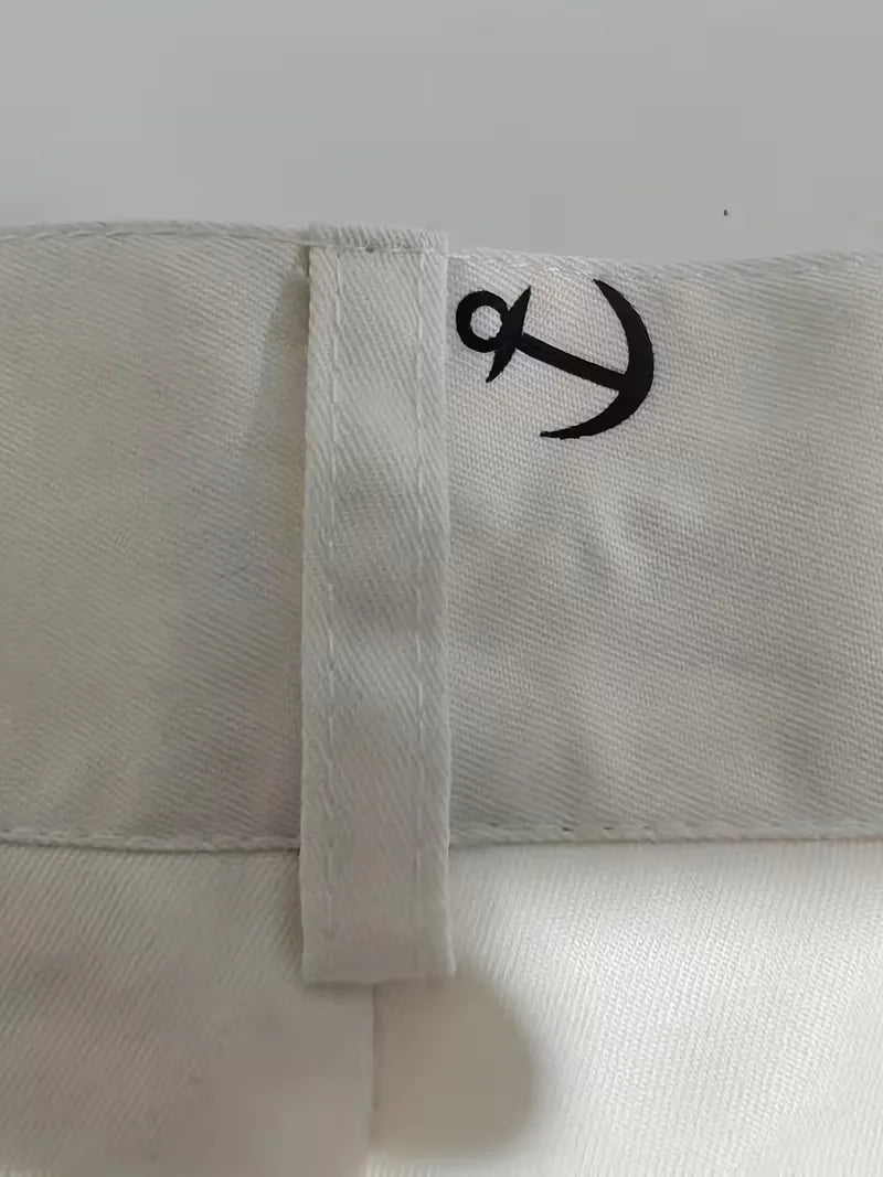 Shorts with Anchor Pattern