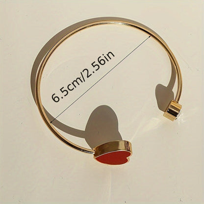 Fien | Chic Red Heart Bracelet