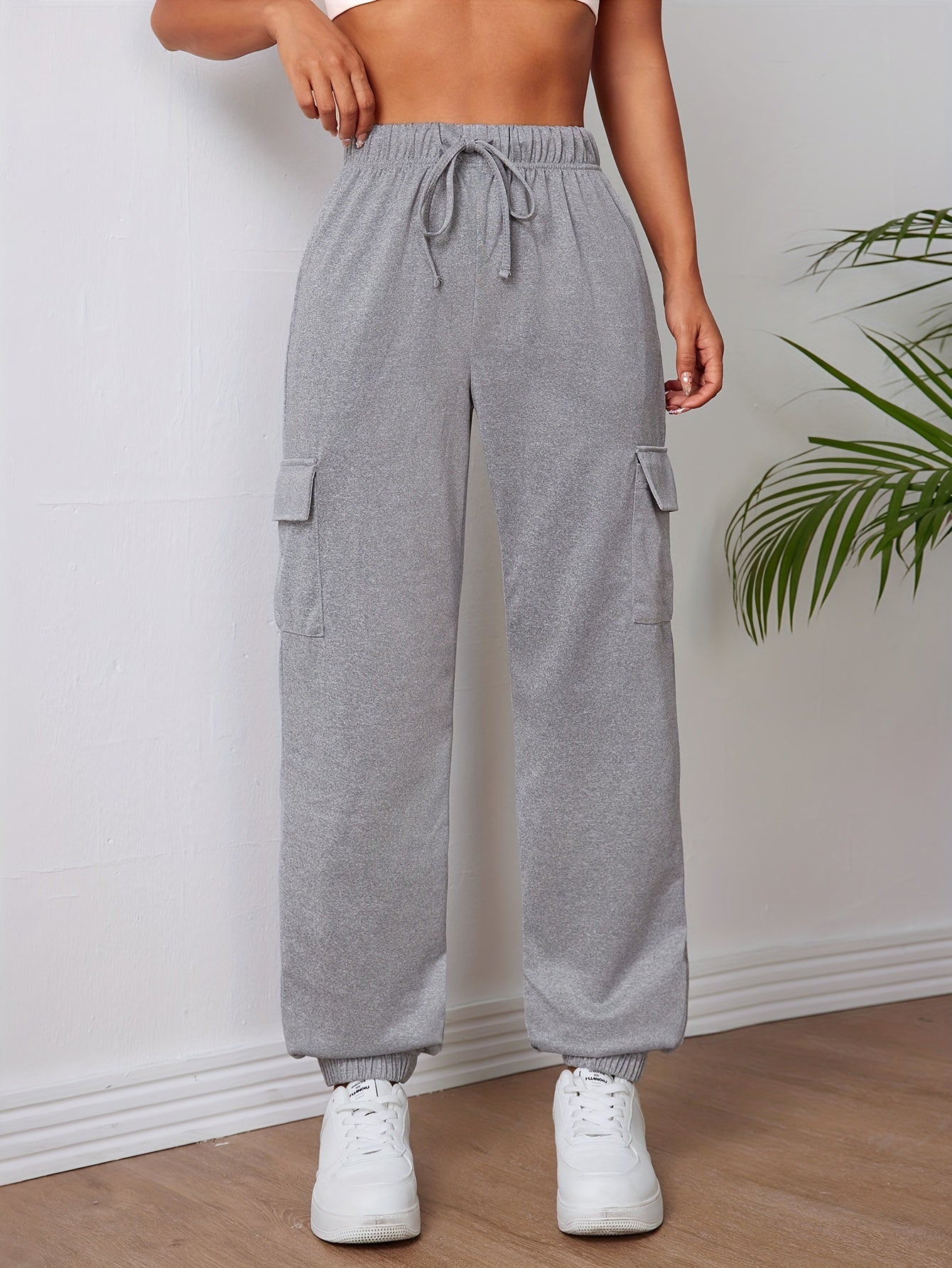 Fien | Women's Knitted Athletic Trousers with Pockets