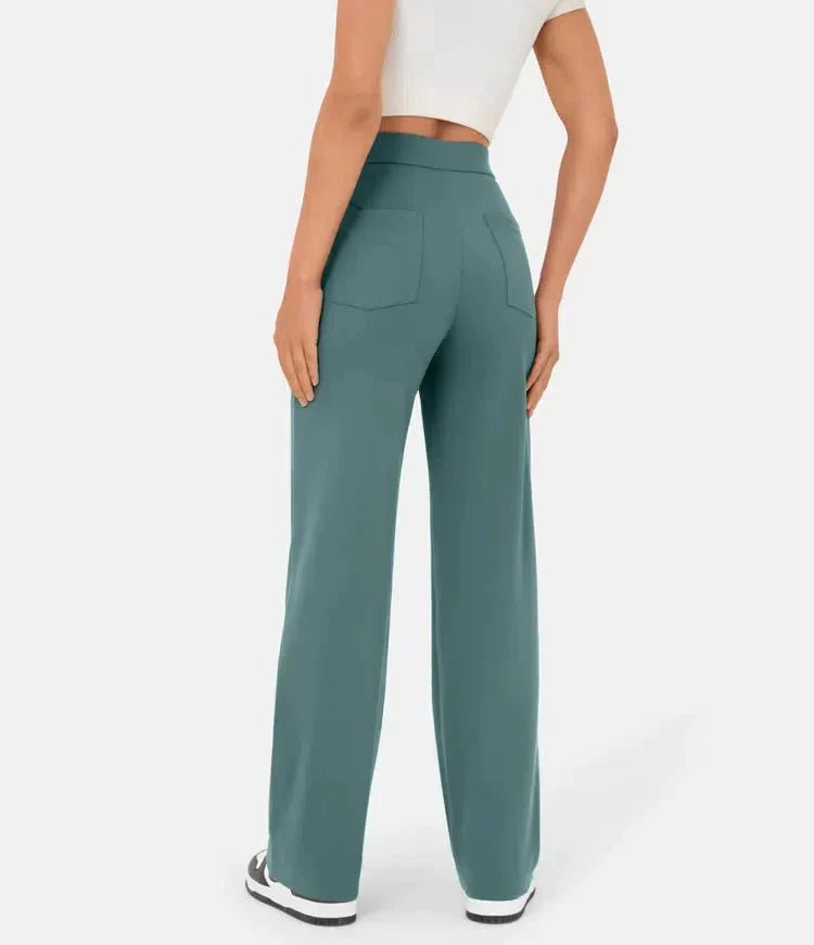 Fleur | Elastic High-Waisted Trousers