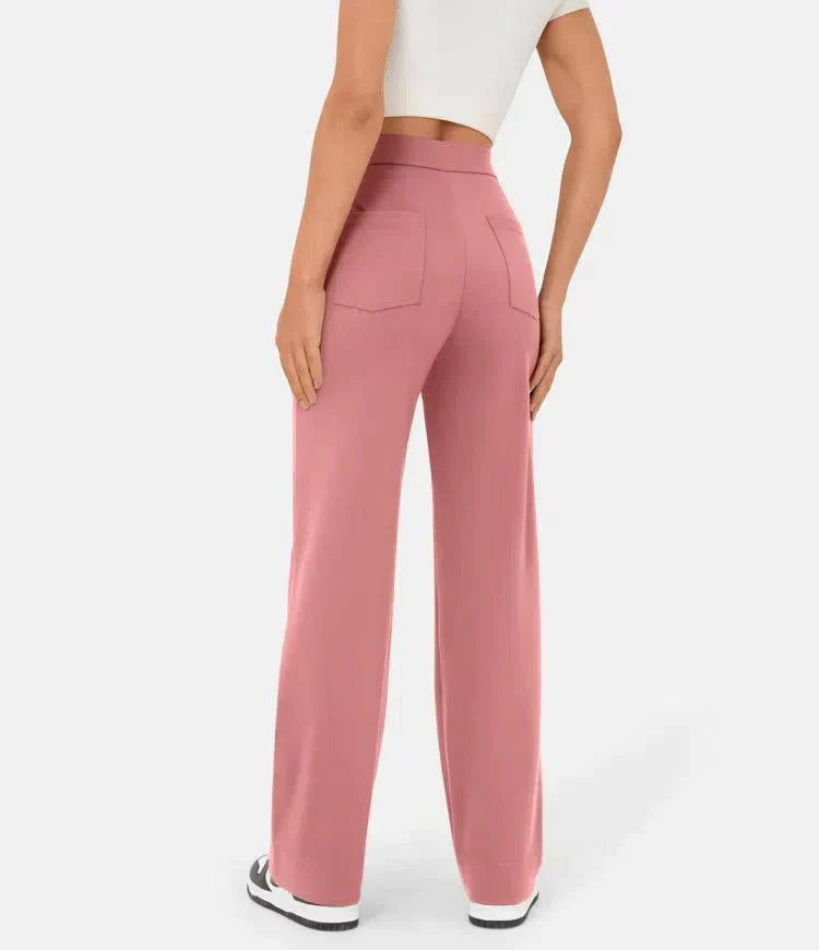 Fleur | Elastic High-Waisted Trousers