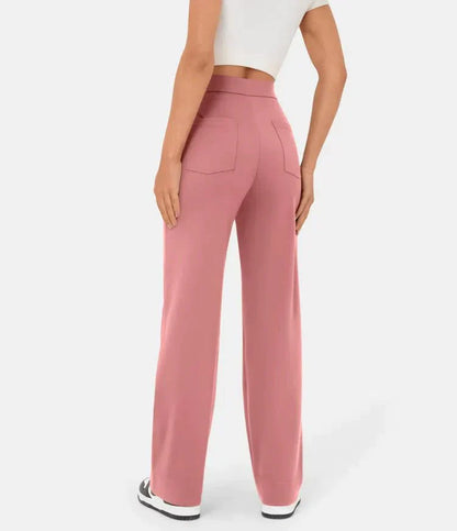 Fleur | Elastic High-Waisted Trousers