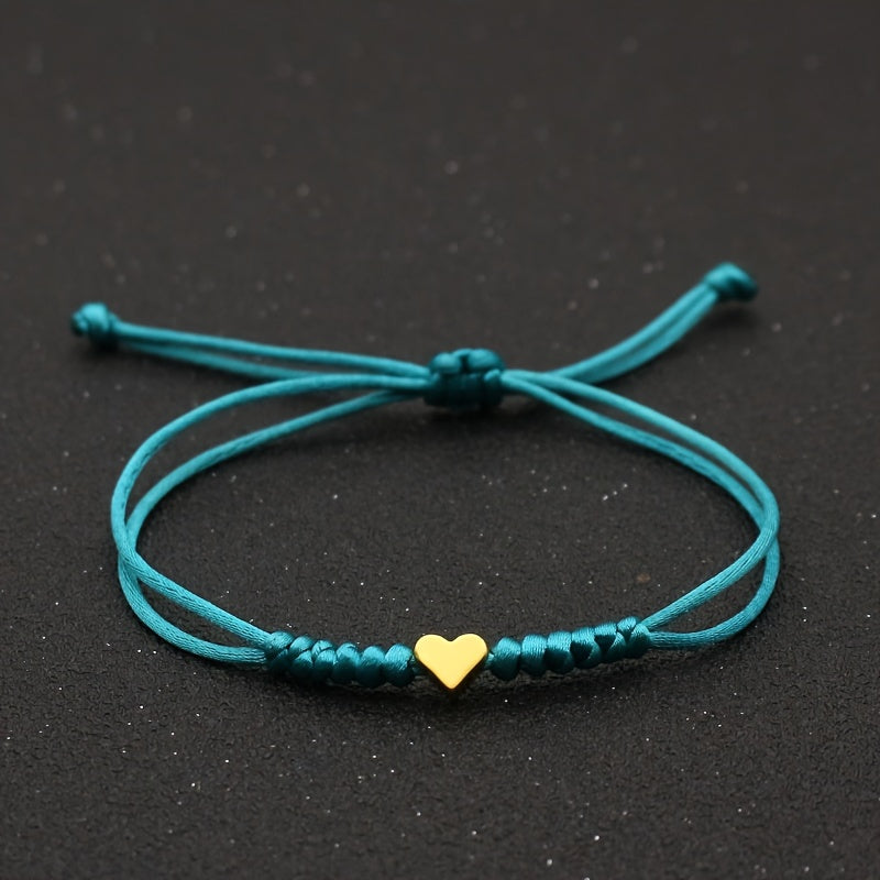 Fleur | Festive Woven Heart-Shaped Bracelet