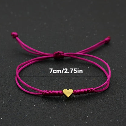 Fleur | Festive Woven Heart-Shaped Bracelet