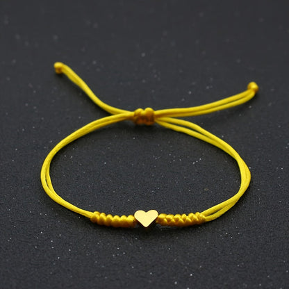 Fleur | Festive Woven Heart-Shaped Bracelet