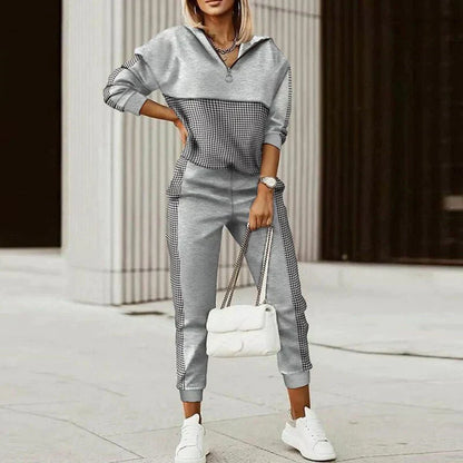 Fleur | Checked Outdoor Clothing Set for Women