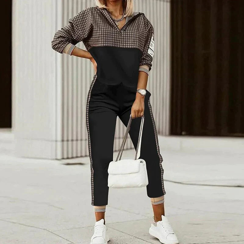 Fleur | Checked Outdoor Clothing Set for Women