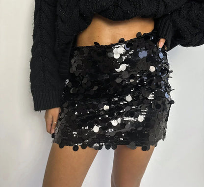 Fleur | Sequin Mini Skirt