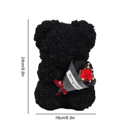 Fleur | Romantic teddy bear cuddle made of roses