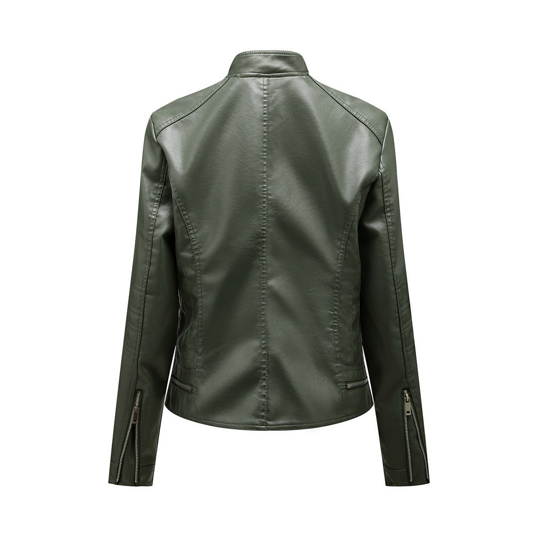 Fleur | Stylish Leather Jacket