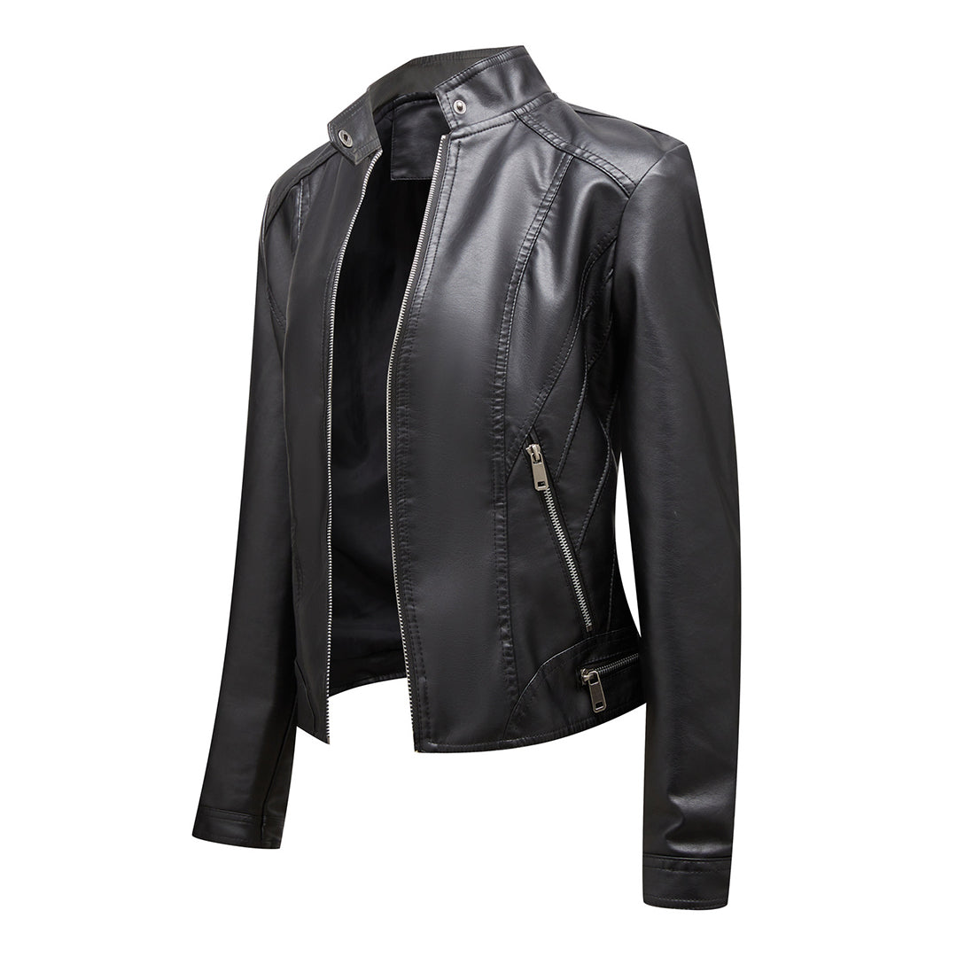 Fleur | Stylish Leather Jacket