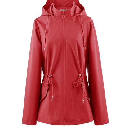 Floor | Waterproof Tailored Spring and Autumn Jacket with Hood