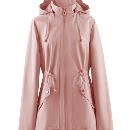 Floor | Waterproof Tailored Spring and Autumn Jacket with Hood