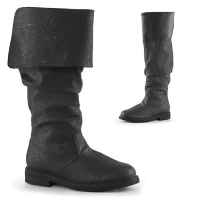 Frederik | High boots with denim print for men