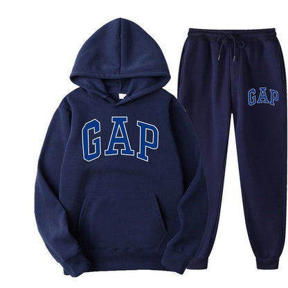 GAP | Modern and Comfortable Women's Jogging Suit with Hood and Text