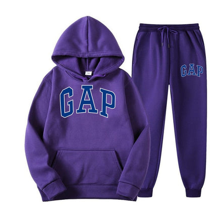 GAP | Modern and Comfortable Women's Jogging Suit with Hood and Text