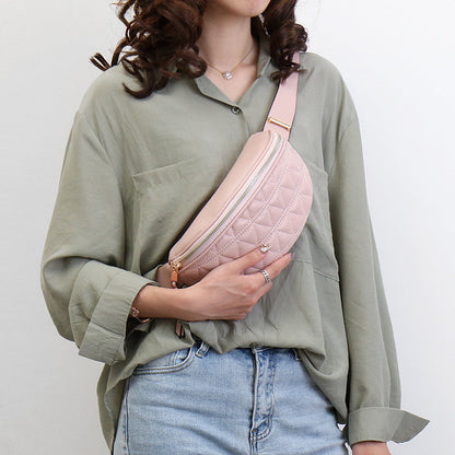 Hazel Hip Bag with Check Print | Stylish & Practical