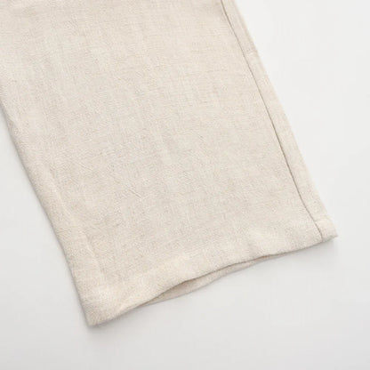 Hessel | Linen Slim Fit Trousers