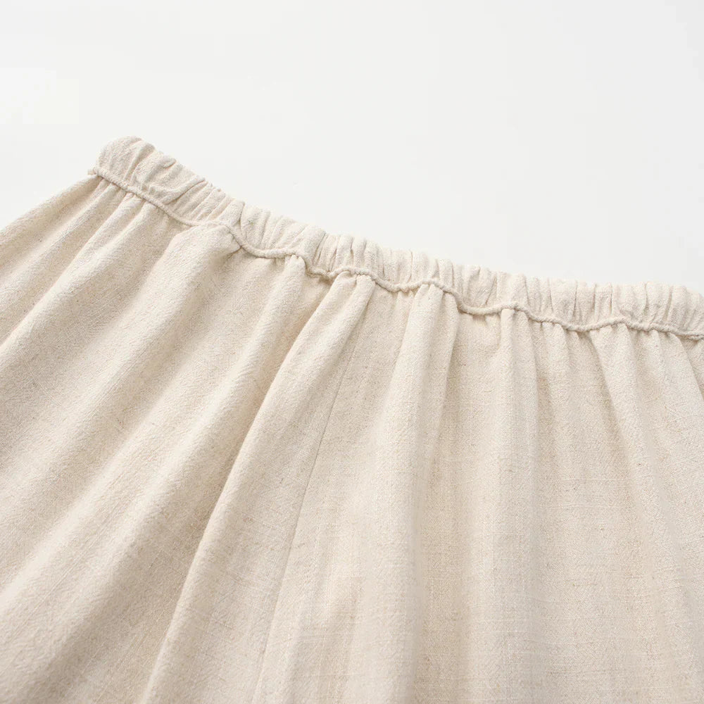 Hessel | Linen Slim Fit Trousers