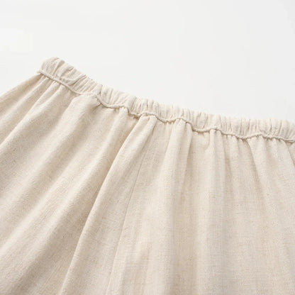 Hessel | Linen Slim Fit Trousers