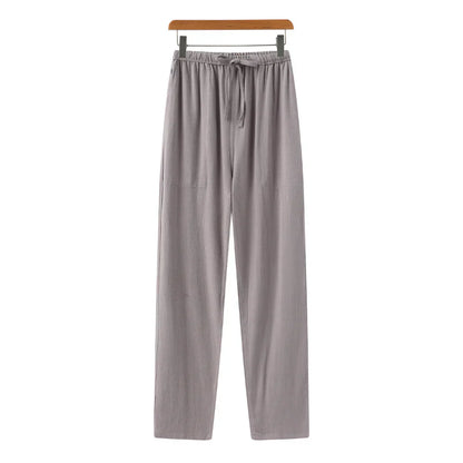 Hessel | Linen Slim Fit Trousers