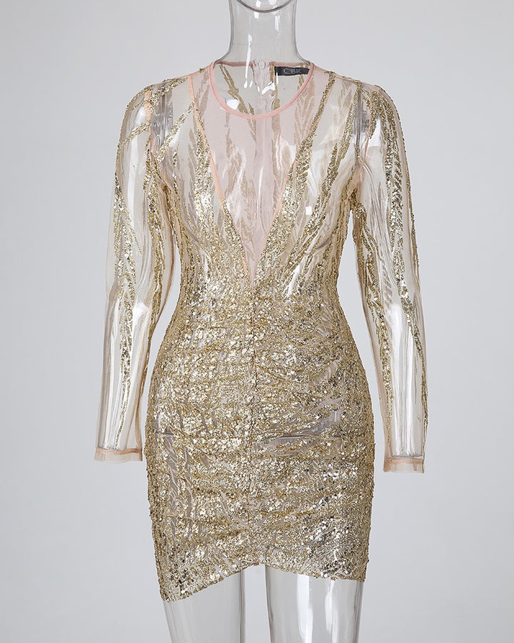 Isabel | Bodycon Dress with Glitter for Women
