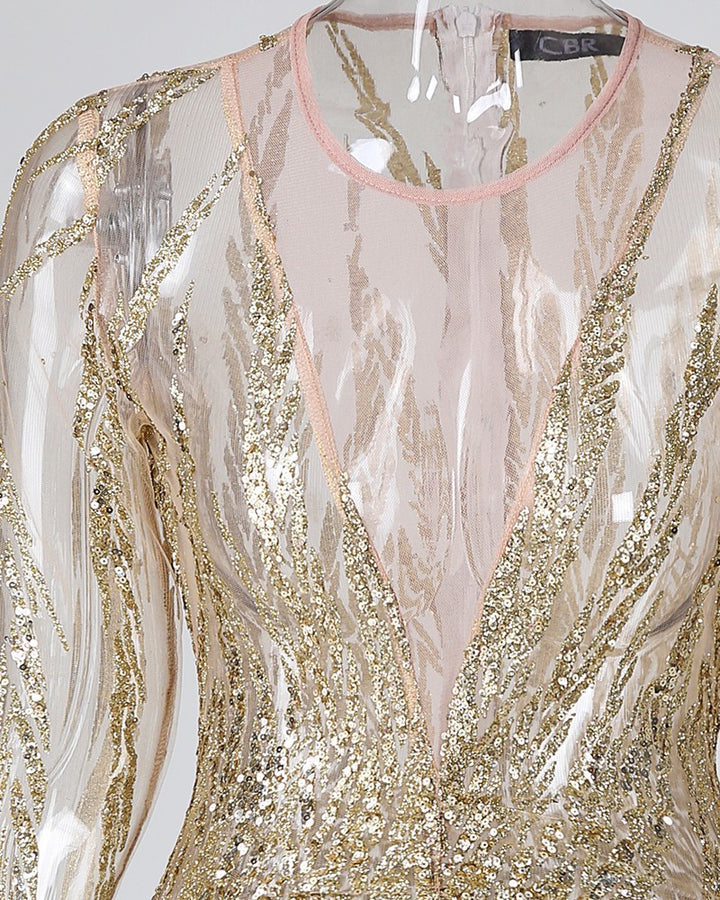 Isabel | Bodycon Dress with Glitter for Women