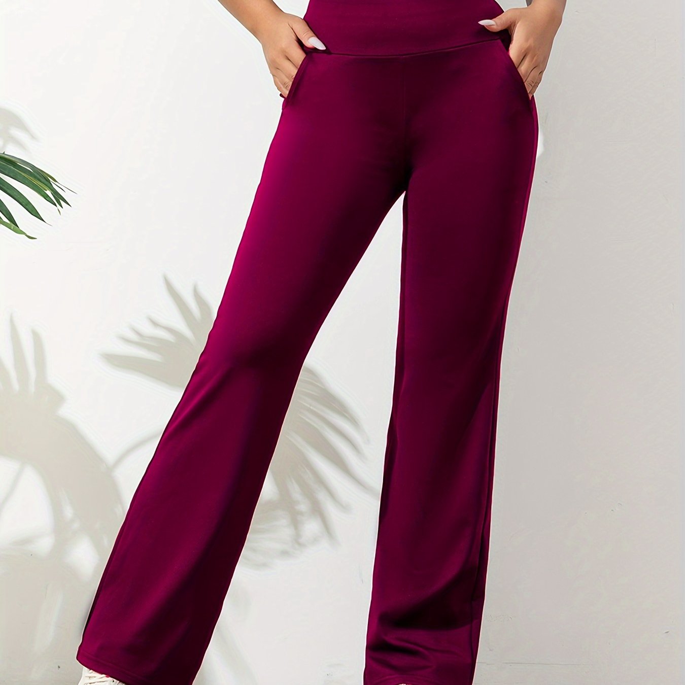 Isabella | Stretchy women's sports trousers in solid colour
