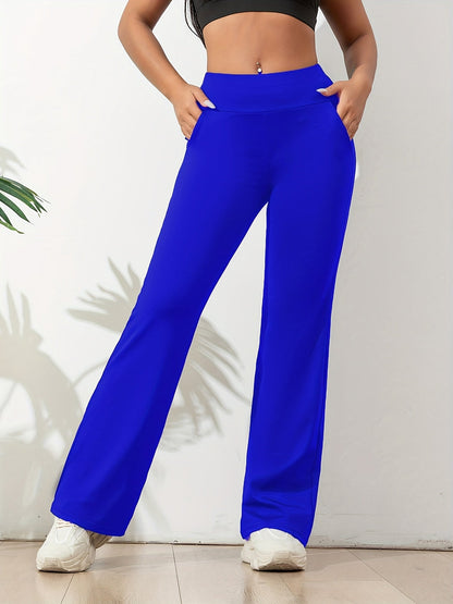 Isabella | Stretchy women's sports trousers in solid colour