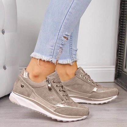 Jade | Breathable and Comfortable Zip Sneakers for Women