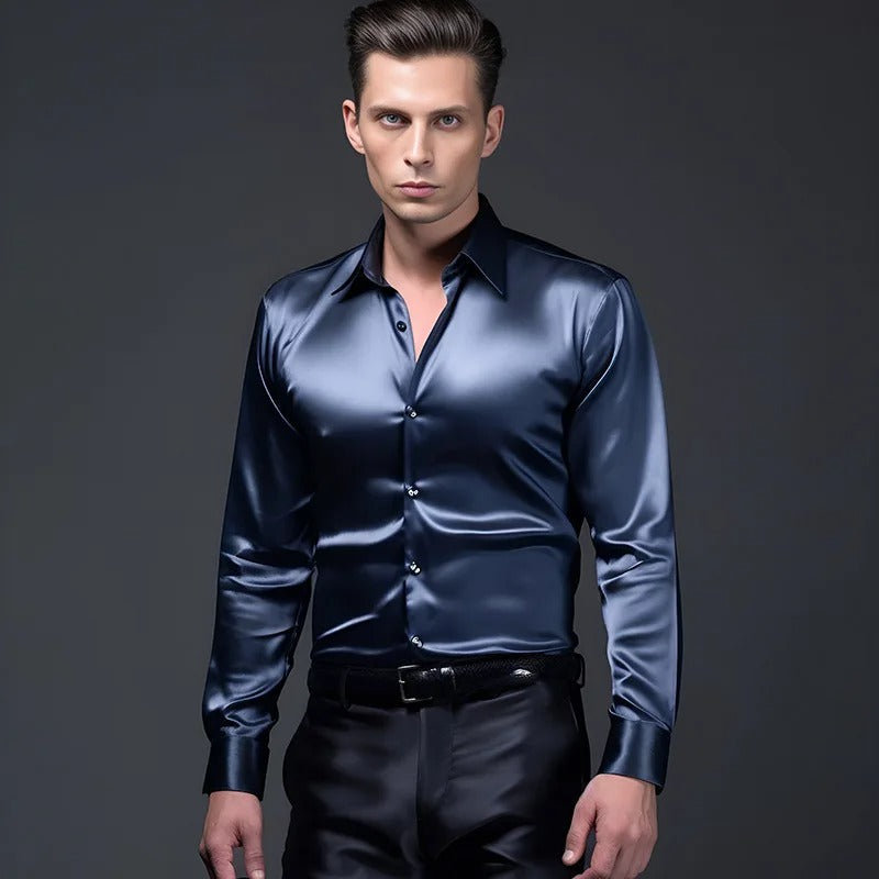 James | Shiny men's shirt