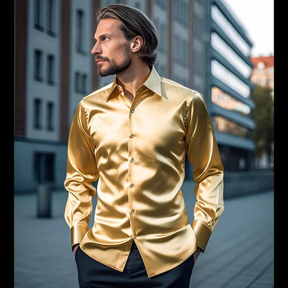 James | Shiny men's shirt