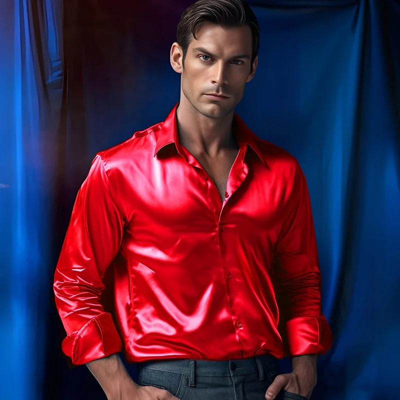 James | Shiny men's shirt