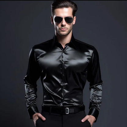 James | Shiny men's shirt