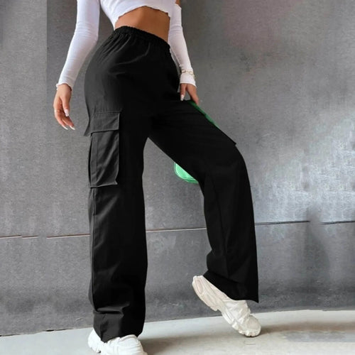 Janlie | Women's High-Waisted Cargo Trousers