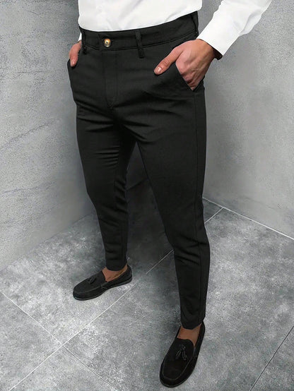 Jasper | Plain-coloured men's trousers for casual business trips