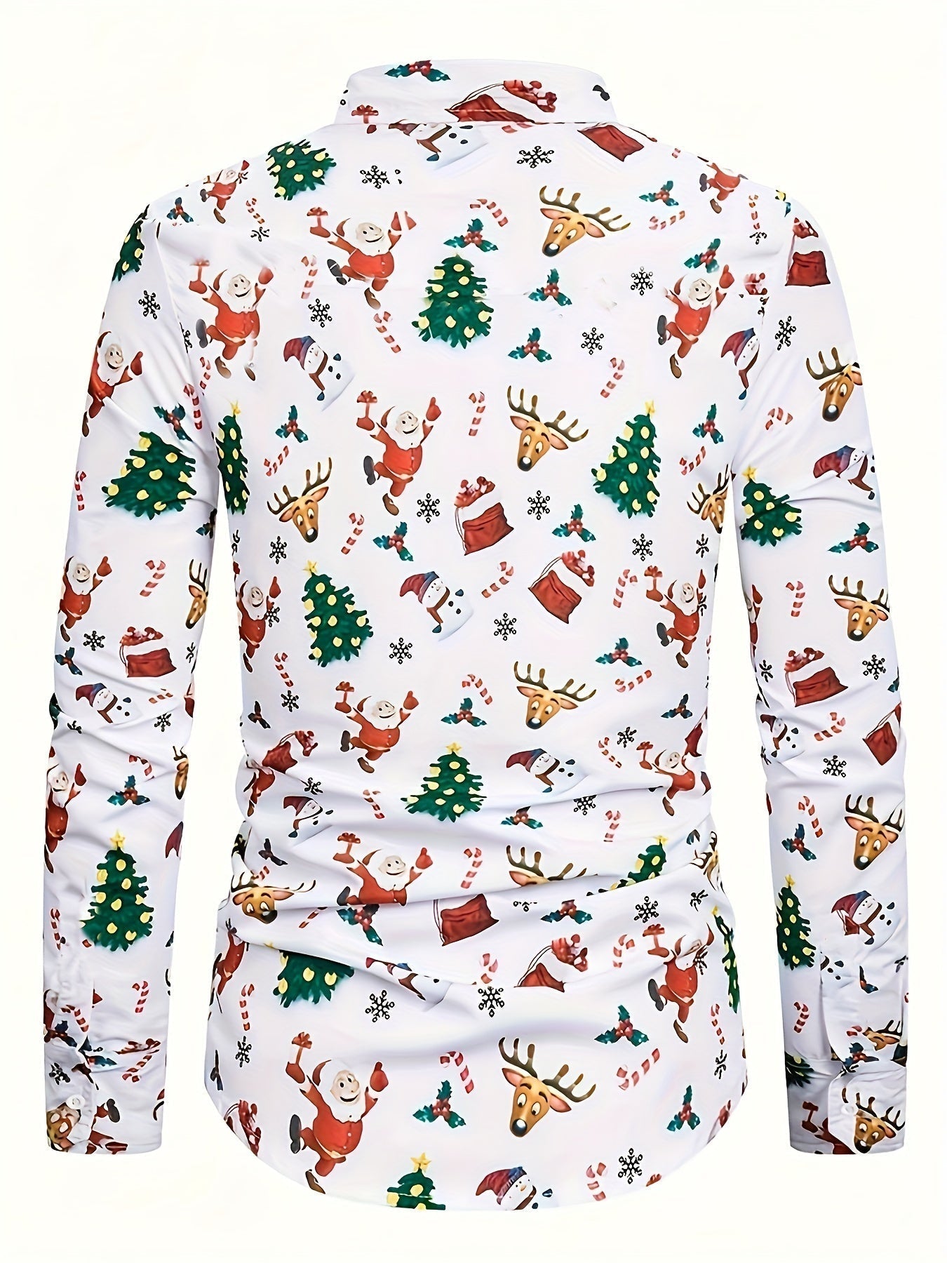 Jasper | Festive Christmas Print Long Sleeve Shirt