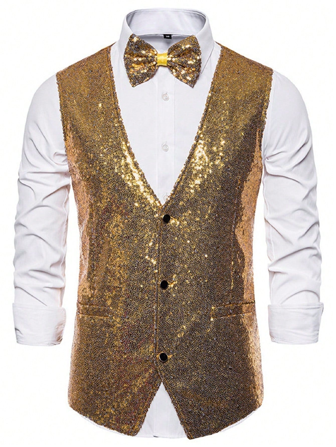 Jasper | Festive Gold Blazer for Men
