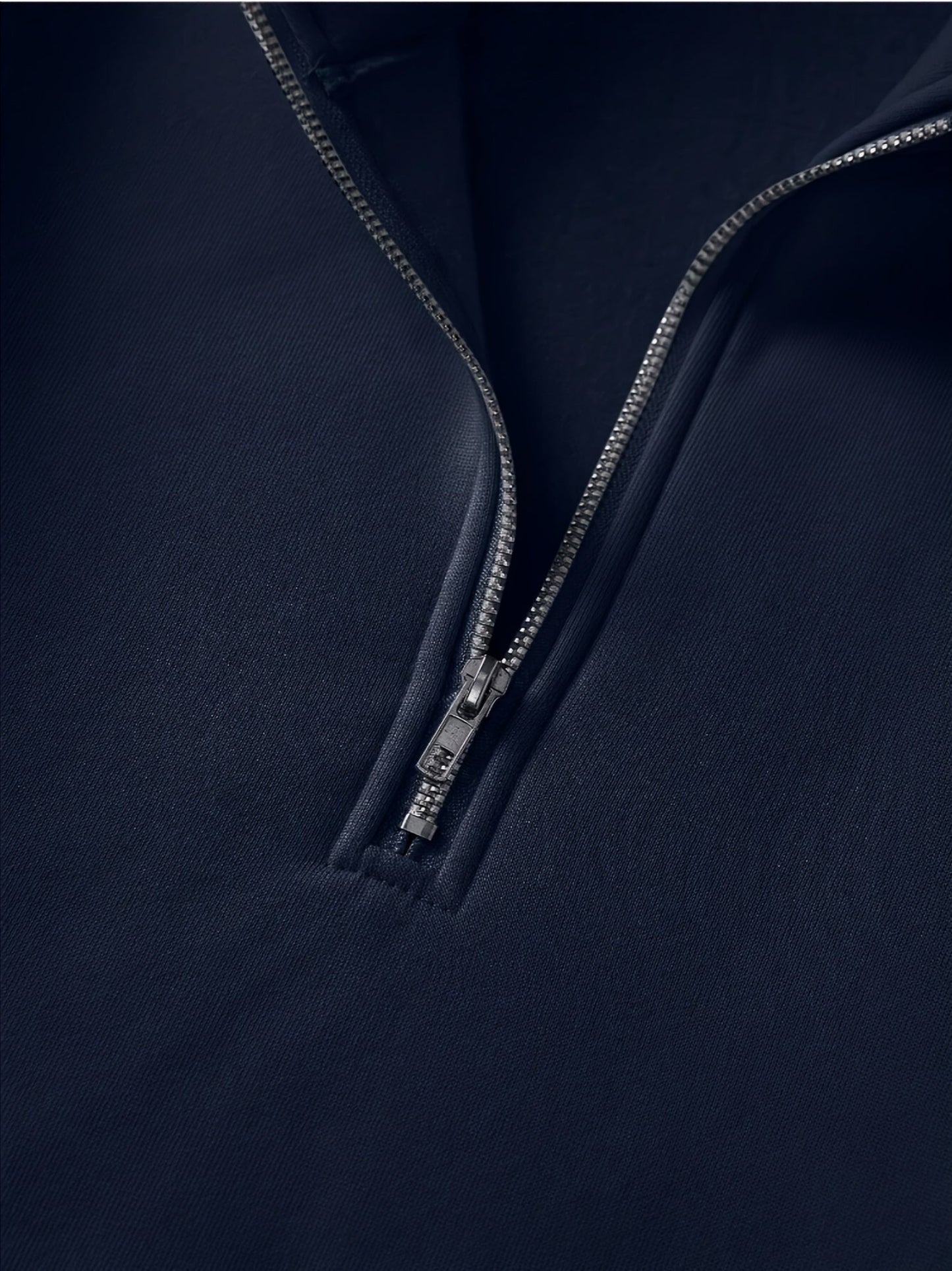 Jasper | Men's Casual Plain Colour Quarter-Zip Pullover Sweatshirt