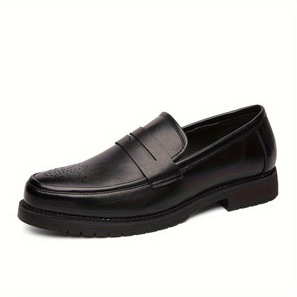 Jasper | Men's Penny Loafers with Brogue Details